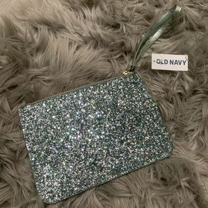 Glitter wristlet